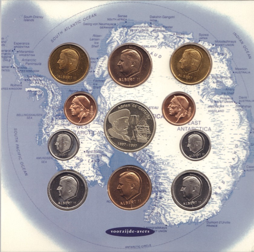 Belgium 1997 Mint set 10 coins UNC