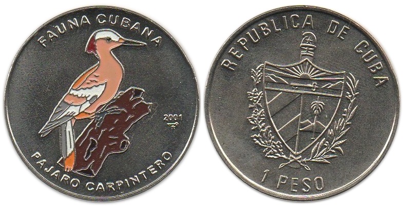 Cuba 2001 KM# 829 1 Peso UNC