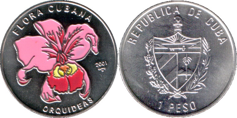 Cuba 2001 KM# 831 1 Peso UNC