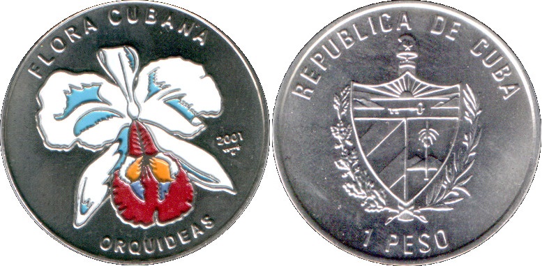 Cuba 2001 KM# 833 1 Peso UNC