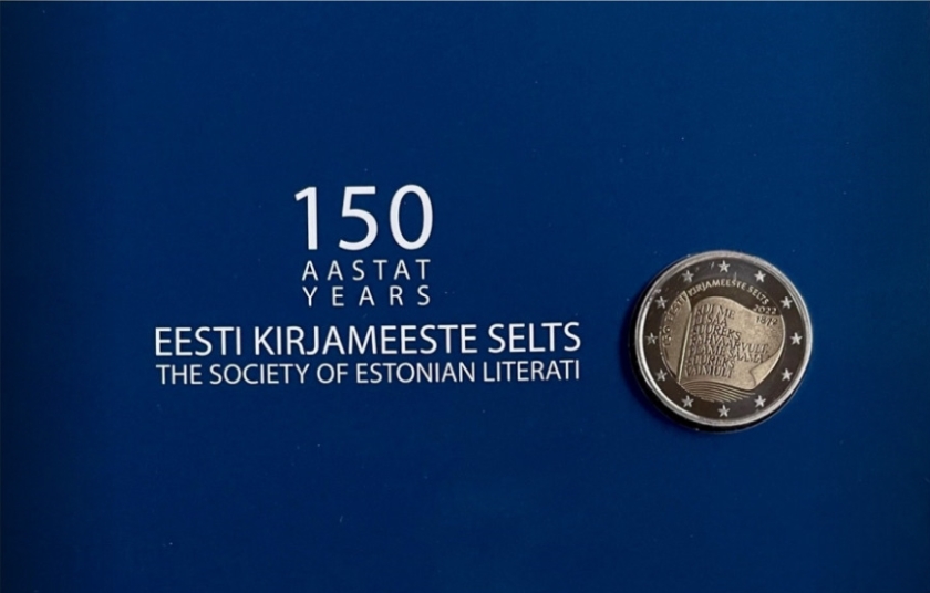 Estonia 2022 2 Euro The 150th anniversary of the Society of Estonian Literati