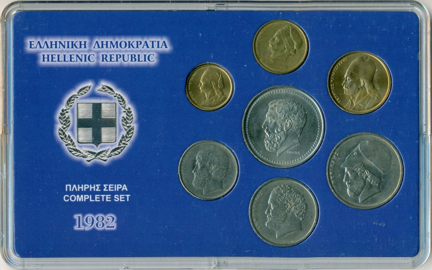 Greece 1982 mint set UNC
