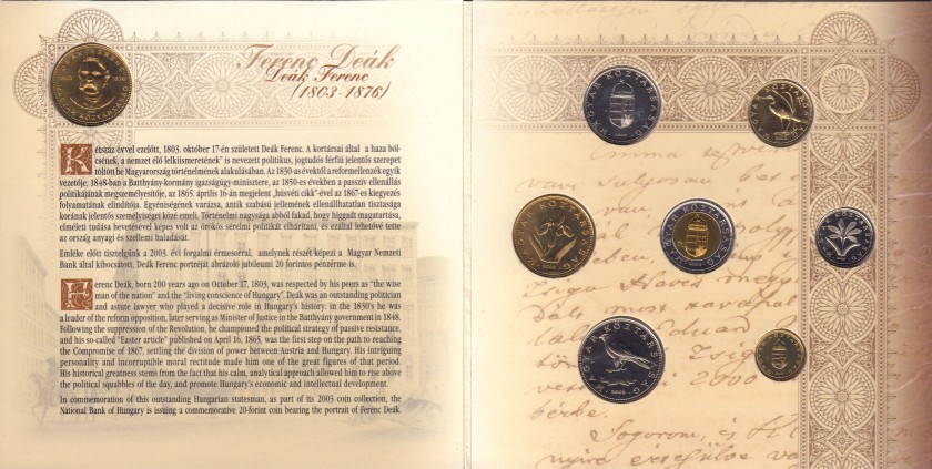 Hungary 2003 Mint Set BU