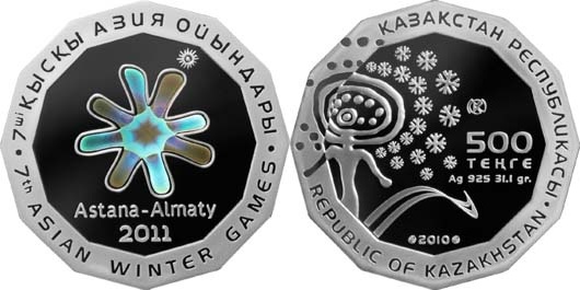 Kazakhstan 2010 7th Asian Winter Games 2011 Silver