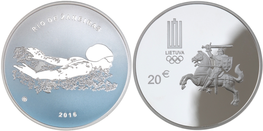 Lithuania 2016 XXXI Olympic games Rio 2016 Proof