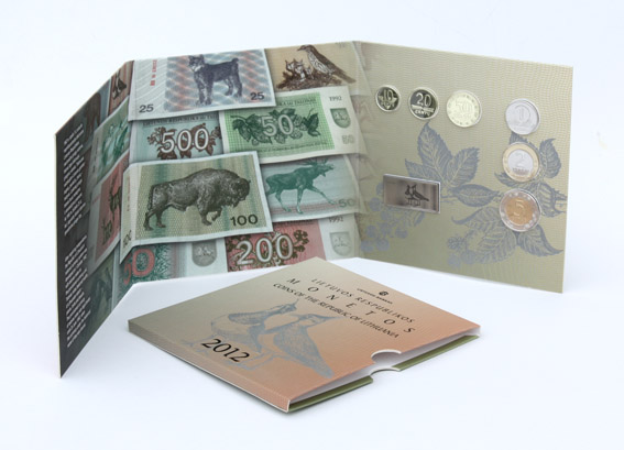Lithuania 2012 Lithuanian mint set 2012. Brilliant uncirculated