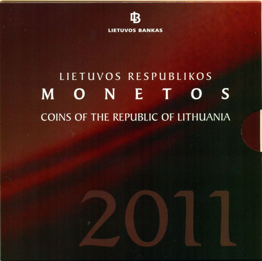 Lithuania 2011 Lithuanian mint set 2011. Brilliant uncirculated	