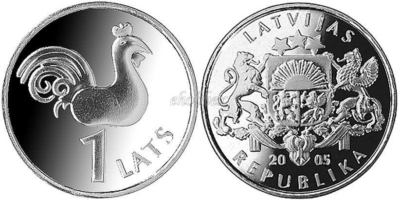 Latvia 2005 Rooster