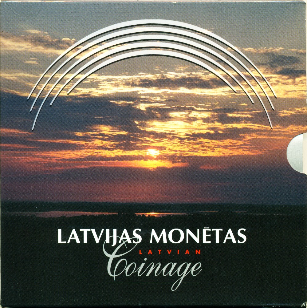 Latvia 2001 Latvian mint set 2001. Uncirculated