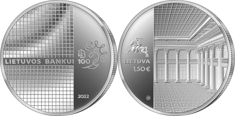 Lithuania 2022 The 100th anniversary of the Bank of Lithuania CuNi