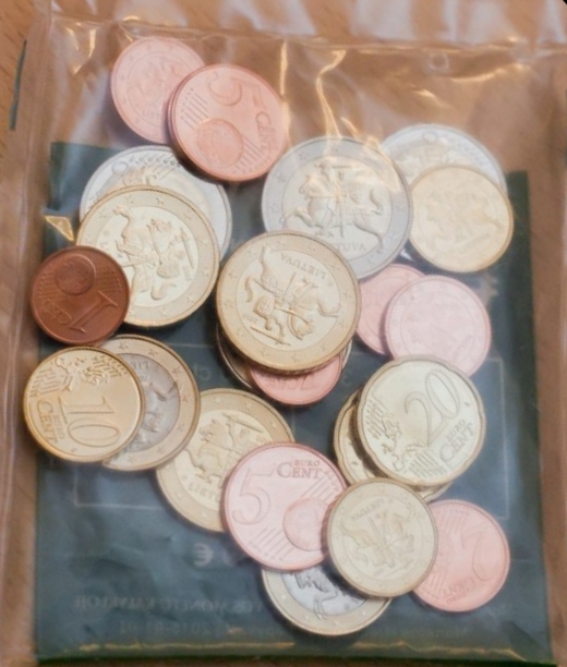Lithuania 2015 euro coins starter kit