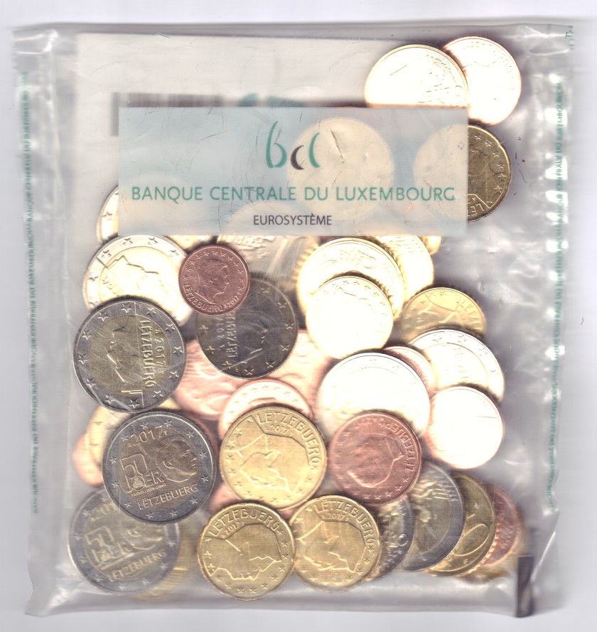 Luxembourg 2017 Euro coins BAG UNC