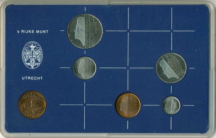 Netherlands 1982 KM# 202 - 206 Mint Set 5 coins UNC