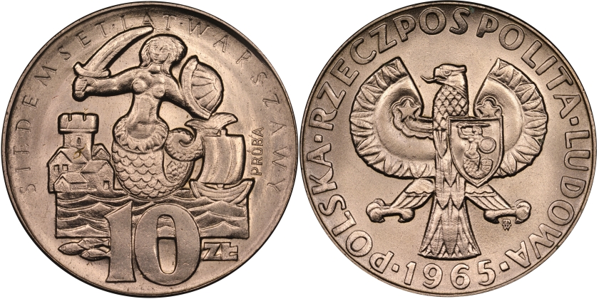 Poland 1965 KM# Pr133 10 Złotych UNC