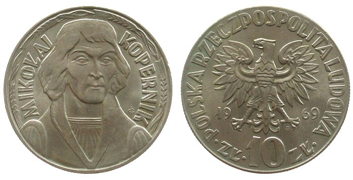 Poland 1969 Y# 51a 10 Zlotych