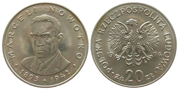 Poland 1974 Y# 69 20 Zlotych
