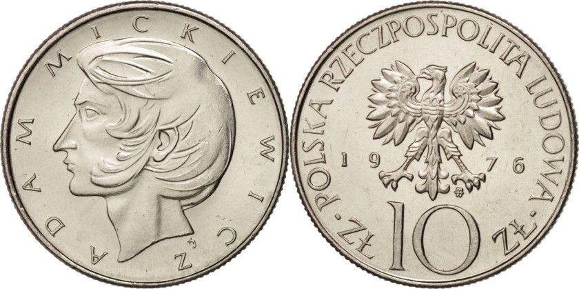 Poland 1976 Y# 74 10 Zlotych