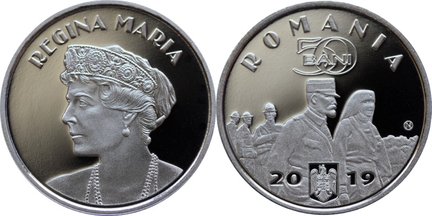 Romania 2019 50 Bani Queen Maria UNC