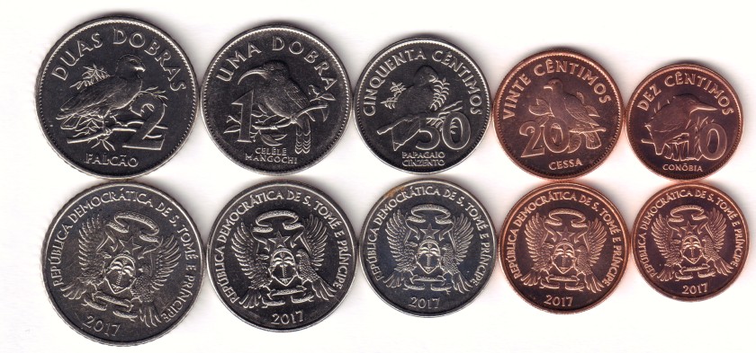 Sao Tome and Principe 2017 5 coins UNC