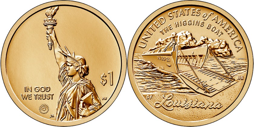 United States 2023 Dollar Louisiana P UNC
