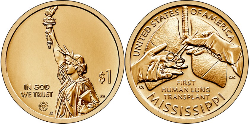United States 2023 Dollar Mississippi P UNC