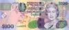 Bahamas P76 100 Dollars 2009 UNC