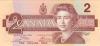 Canada P94a 2 Dollars 1986 UNC