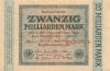 Germany P118c 20.000.000.000 Mark 1923 AU