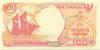 Indonesia P127e 100 Rupiah 1992/1996 UNC