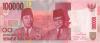 Indonesia P153b 100.000 Rupiah 2004/2012 UNC