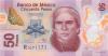 Mexico P123AeQ 50 Pesos Prefix Q 2015 UNC