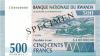 Rwanda P23 SEPCIMEN 500 Francs 1994 UNC