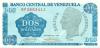 Venezuela P69 2 Bolívares 1989 UNC