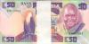 Zambia P28 50 Kwacha Bundle 100 pcs 1986-1988 UNC