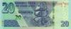 Zimbabwe P-W104 20 Dollars 2020 UNC