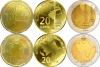 Azerbaijan 2021 10, 20, 50 Gapik 3 coins UNC