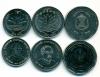 Bangladesh 2010 - 2013 KM# 31-33 3 coins UNC