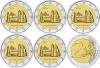 Germany 2014 2 Euro Niedersachsen Lower Saxony ADFGJ 5 coins UNC