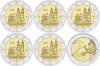 Germany 2021 2 Euro Saxony-Anhalt ADFGJ 5 coins UNC