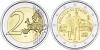 2 Euro 170th Anniversary of the foundation of the Italian National Police UNC