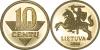 Lithuania 2006 10 Centas Proof-like