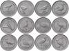 Turkey 2020 - 2021 1 Kurus Birds 24 coins UNC