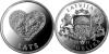 New Latvian coin Gingerbread heart