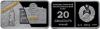 New Transnistria coin 20 years to Sberegatelny bank Transnistria