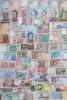 50 world banknotes. Majority UNC