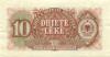 Albania P28 10 Leke 1957