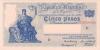 Argentina P252(1) 5 Pesos Serie D 1935 UNC