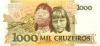 Brazil P231a 1.000 Cruzeiros 1990-1991 UNC