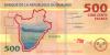 Burundi P50 500 Francs / Amafranga Bundle 100 pcs 2023 UNC