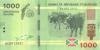 Burundi P51 1.000 Francs / Amafranga 2021 UNC